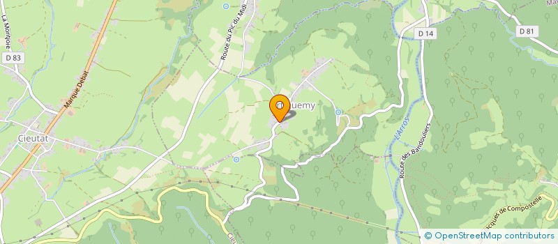 localisation de l'entreprise SCI PEMM  ARTIGUEMY