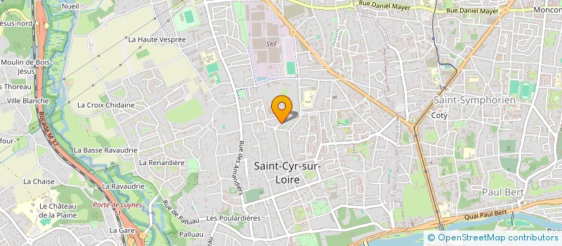localisation de l'entreprise SCI PEMOREX  SAINT-CYR-SUR-LOIRE