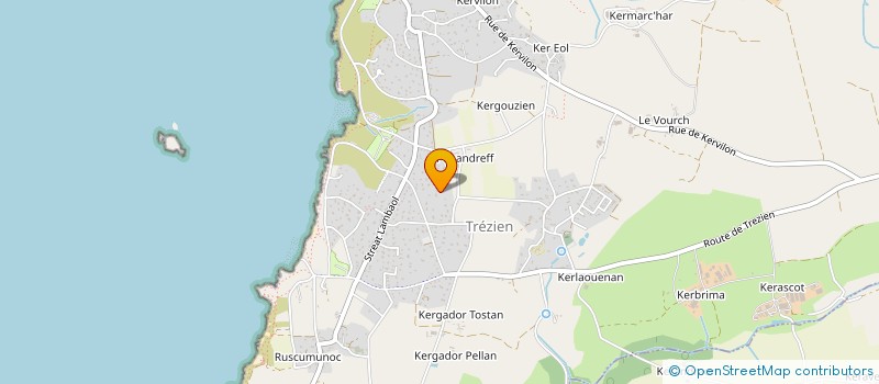 localisation de l'entreprise SCI PEN AN DREFF  PLOUARZEL