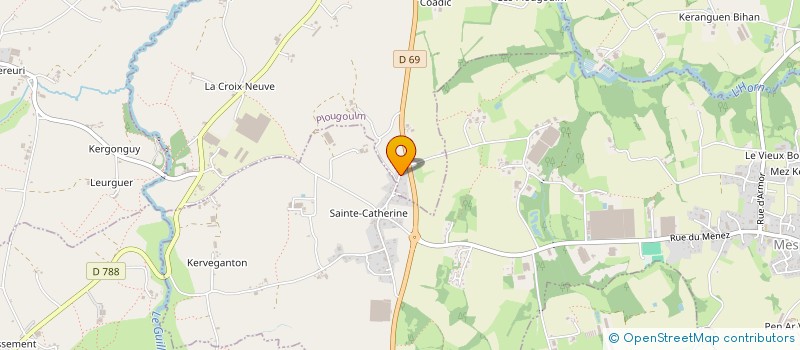 localisation de l'entreprise SCI PEN AR GUEAR  PLOUGOULM