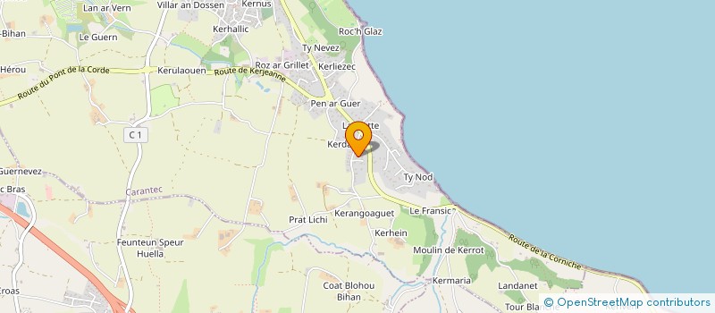 localisation de l'entreprise SCI PEN AR MEN  CARANTEC