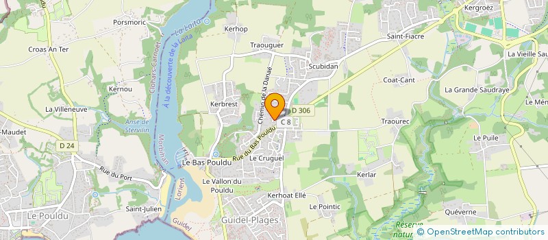 localisation de l'entreprise SCI PEN ER MALO  GUIDEL