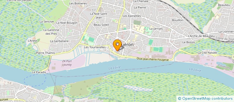 localisation de l'entreprise SCI PEN FALL à COUERON