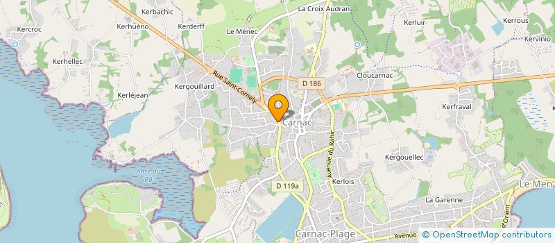 localisation de l'entreprise SCI PEN THIO  CARNAC