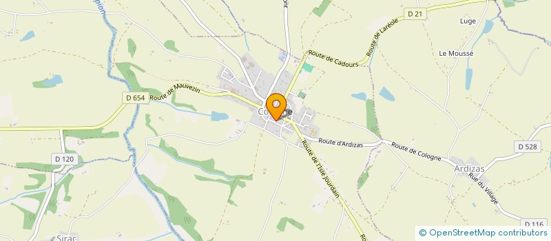 localisation de l'entreprise SCI PENA  COLOGNE