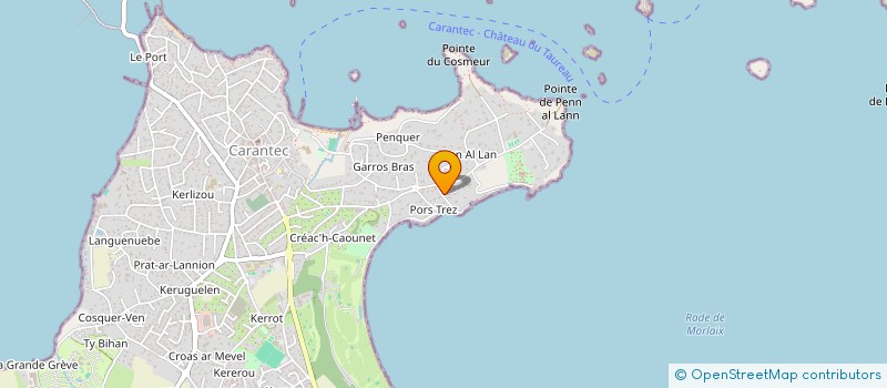 localisation de l'entreprise SCI PENALAN  CARANTEC