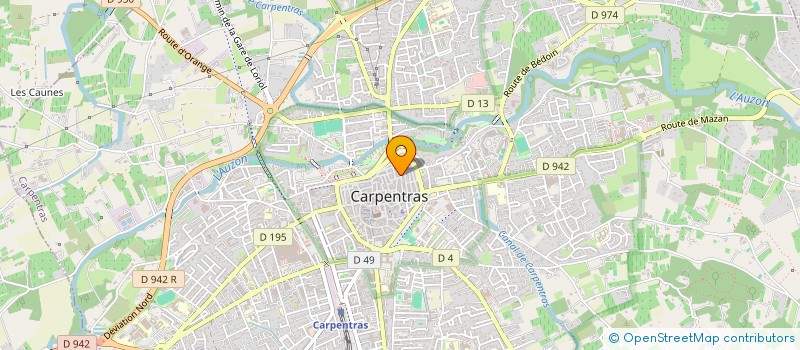 localisation de l'entreprise SCI PENARD OOSTERLYNCK  CARPENTRAS