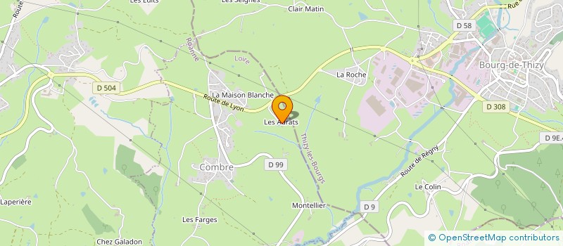 localisation de l'entreprise SCI PENARE  COMBRE