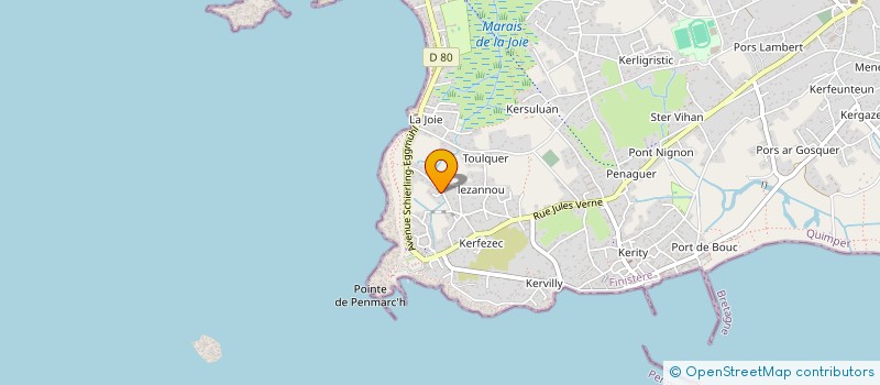 localisation de l'entreprise SCI PENARGUER  PENMARCH