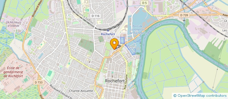 localisation de l'entreprise SCI PENAUD  ROCHEFORT