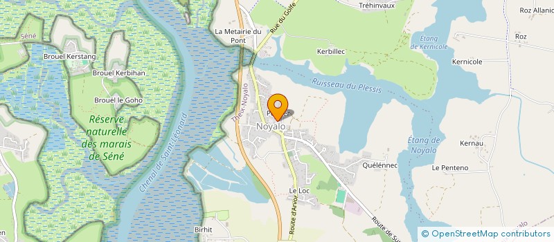 localisation de l'entreprise SCI PENAUTAIS  THEIX-NOYALO