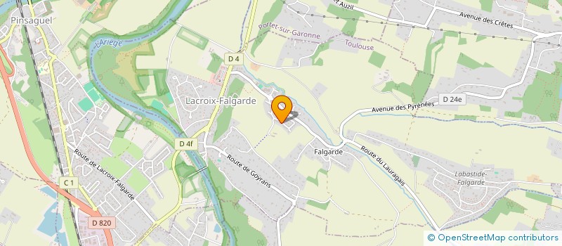 localisation de l'entreprise SCI PENCHAR  LACROIX-FALGARDE