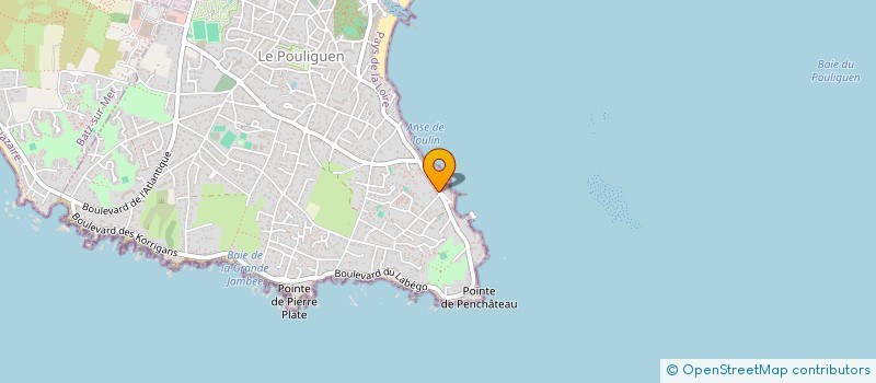 localisation de l'entreprise SCI PENCHATEAU  LE POULIGUEN