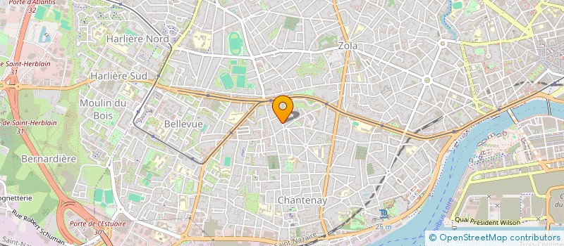 localisation de l'entreprise SCI PENEAU à NANTES
