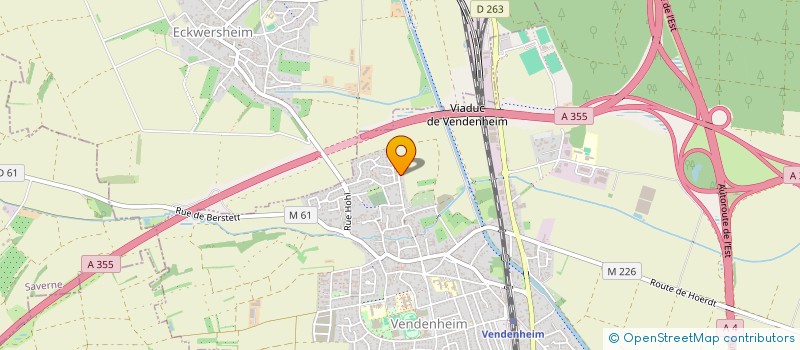 localisation de l'entreprise SCI PENELOPE  VENDENHEIM