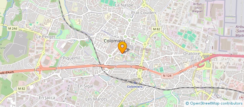 localisation de l'entreprise SCI PENELOPE à COLOMIERS