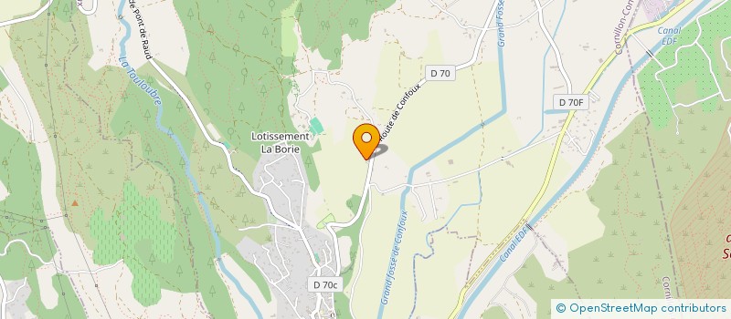 localisation de l'entreprise SCI PENELOPE à CORNILLON-CONFOUX