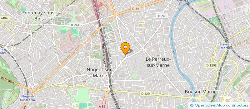 localisation de l'entreprise SCI PENELOPE  LE PERREUX-SUR-MARNE