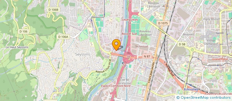 localisation de l'entreprise SCI PENELOPE à SEYSSINS