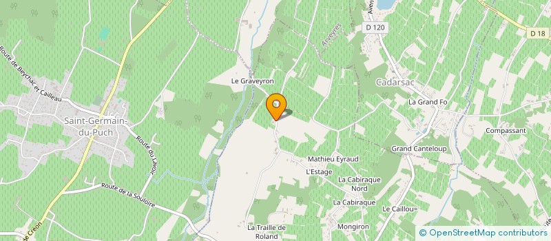 localisation de l'entreprise SCI PENELOPE  NERIGEAN