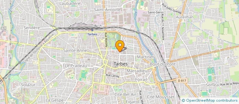 localisation de l'entreprise SCI PENELOPE  TARBES