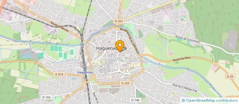 localisation de l'entreprise SCI PENELOPE  HAGUENAU