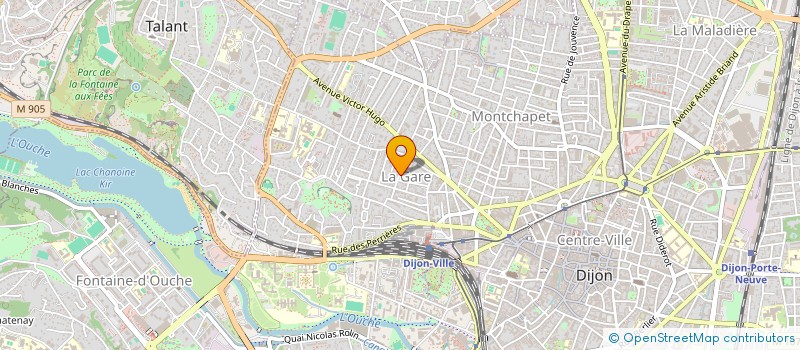 localisation de l'entreprise SCI PENESCAN à DIJON