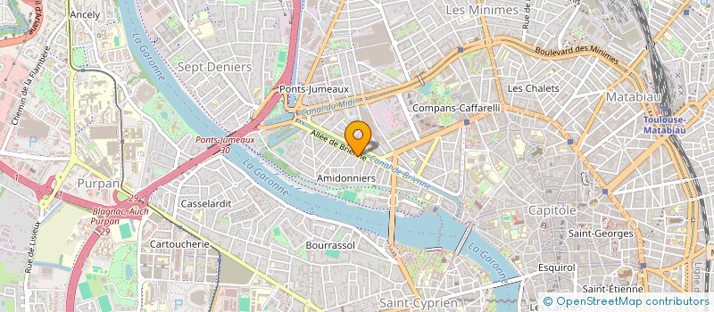 localisation de l'entreprise SCI PENFOULIC  TOULOUSE