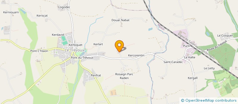 localisation de l'entreprise SCI PENFRAT  LE TREVOUX