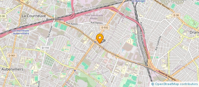 localisation de l'entreprise SCI PENG-LIN à LA COURNEUVE