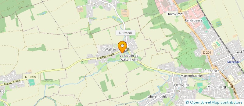 localisation de l'entreprise SCI PENHOET  WALTENHEIM