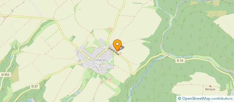 localisation de l'entreprise SCI PENIN  FILLIERES