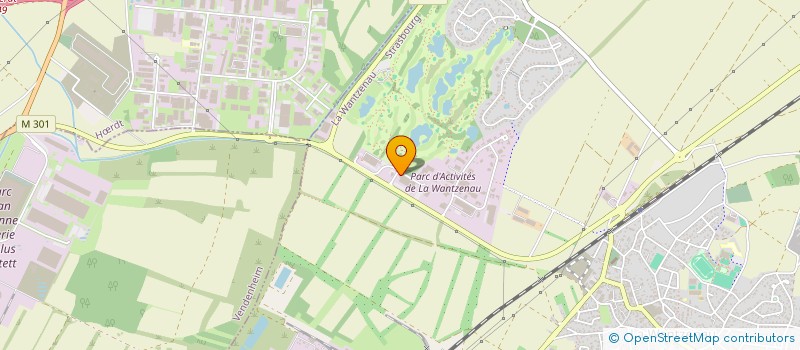 localisation de l'entreprise SCI PENINSULA  LA WANTZENAU