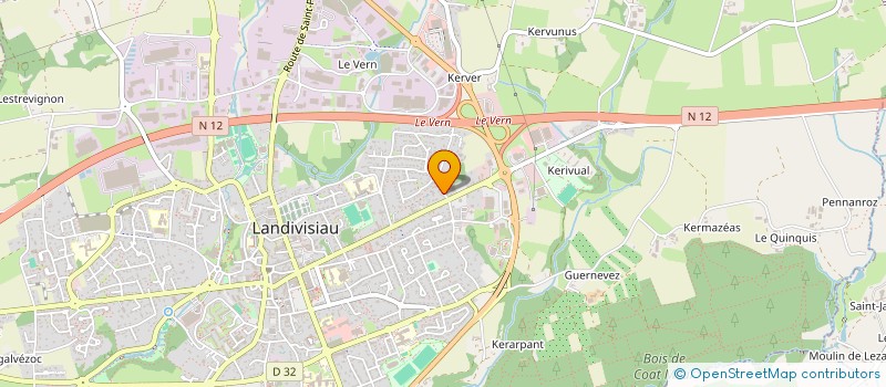 localisation de l'entreprise SCI PENKALI  PLOUNEVENTER