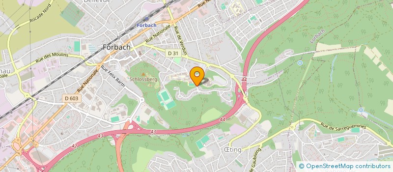 localisation de l'entreprise SCI PENMN  FORBACH