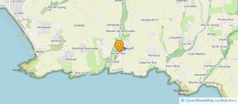 localisation de l'entreprise SCI PENN AR ROZ  ARGOL