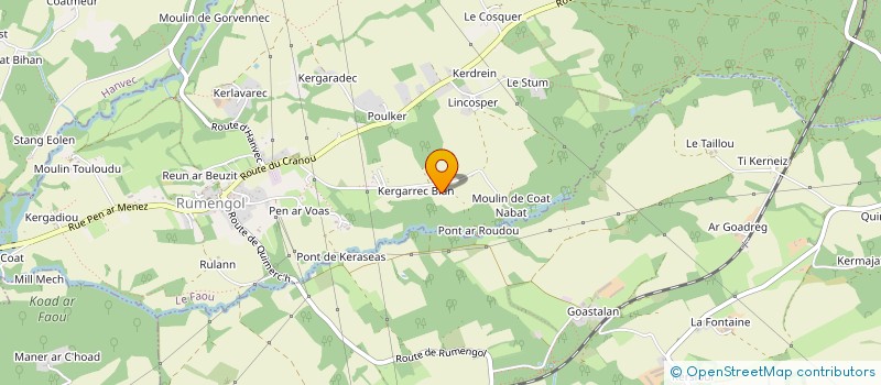 localisation de l'entreprise SCI PENN ARMORIX  LE FAOU
