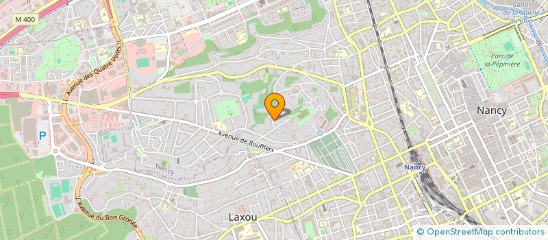 localisation de l'entreprise SCI PENNENEZ. LA .  NANCY