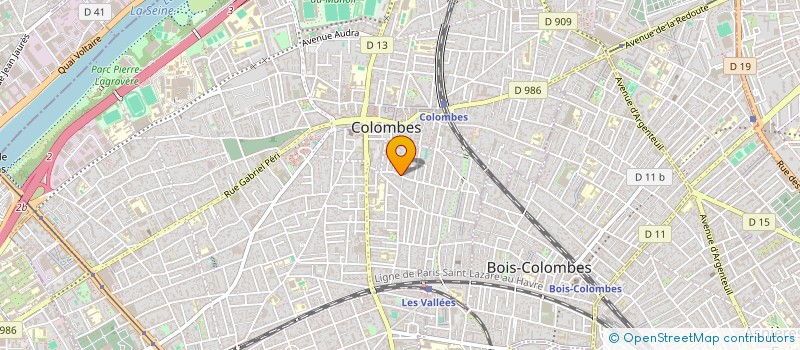 localisation de l'entreprise SCI PENNINCKX à COLOMBES