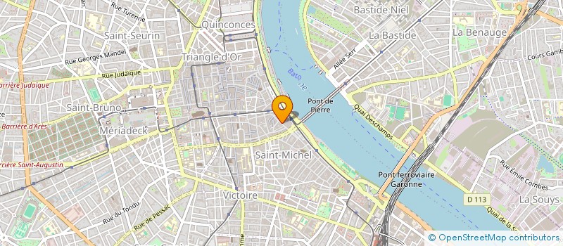 localisation de l'entreprise SCI PENNY  BORDEAUX