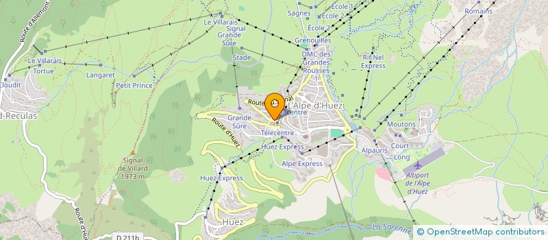 localisation de l'entreprise SCI PENOT SJP  HUEZ