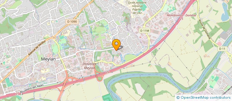 localisation de l'entreprise SCI PENOV  MEYLAN