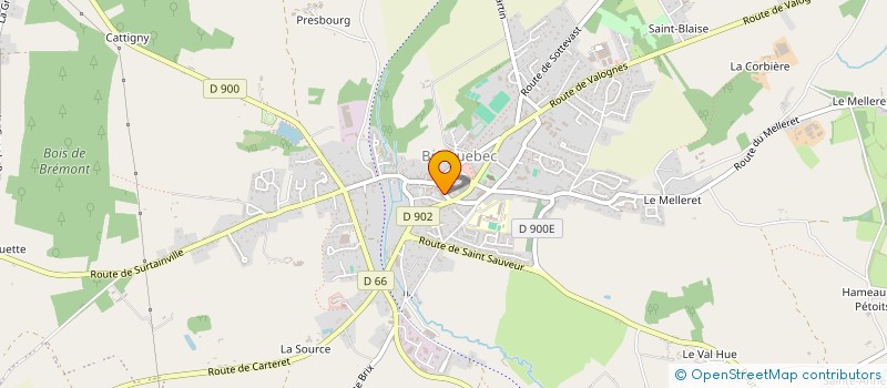 localisation de l'entreprise SCI PENR  BRICQUEBEC-EN-COTENTIN