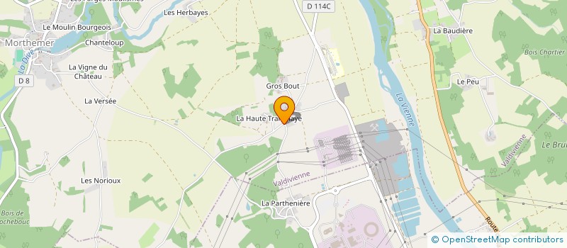 localisation de l'entreprise SCI PENSEE  VALDIVIENNE