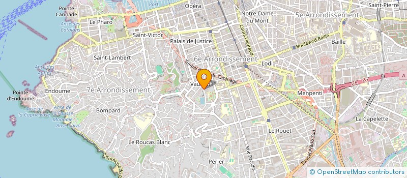 localisation de l'entreprise SCI PENTA à MARSEILLE 6