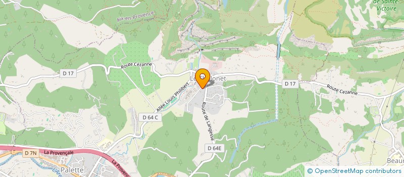 localisation de l'entreprise SCI PENTA ROSSA  LE THOLONET