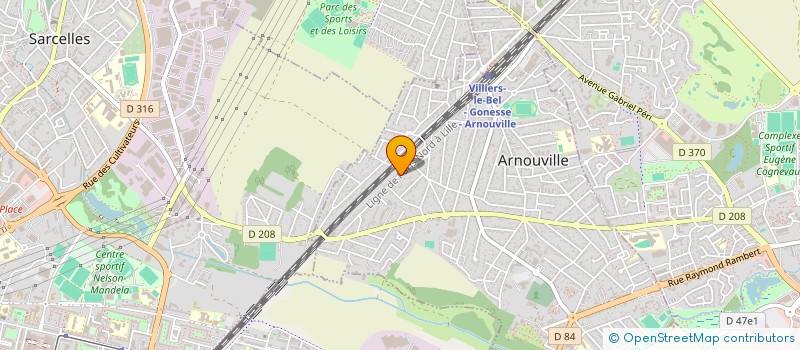 localisation de l'entreprise SCI PENTAGONE à ARNOUVILLE