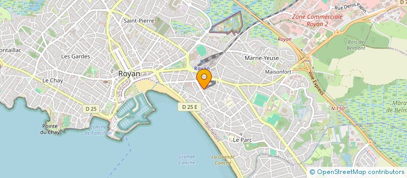 localisation de l'entreprise SCI PENTAPLAGE  ROYAN