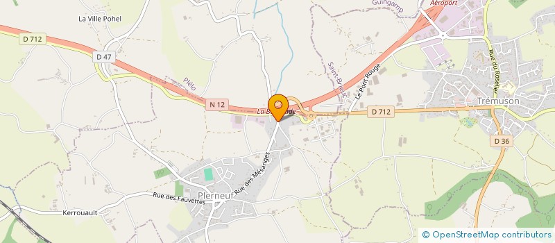 localisation de l'entreprise SCI PENTHIEVRE FONCIERE  PLELO