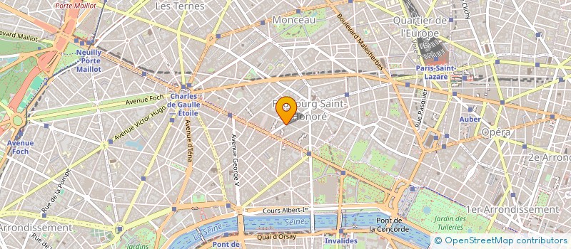 localisation de l'entreprise SCI PENTHIEVRE NEUILLY à NEUILLY-SUR-SEINE